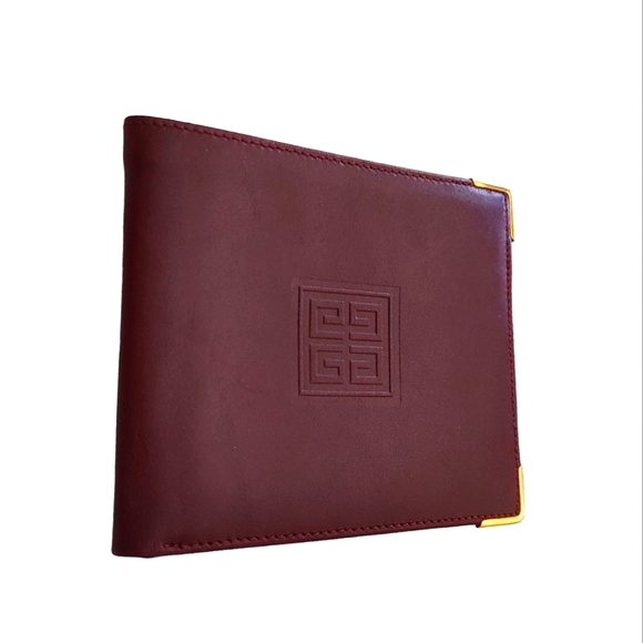 Vintage Givenchy Bordeaux Smooth Leather Bi-Fold Wallet - Picture 15 of 16